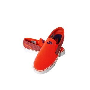 Nike Womens Toki Slip On Canvas Shoe Pink Sz 7.5 Loafer Casual